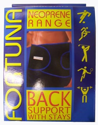 FORTUNA supports neoprene back large
